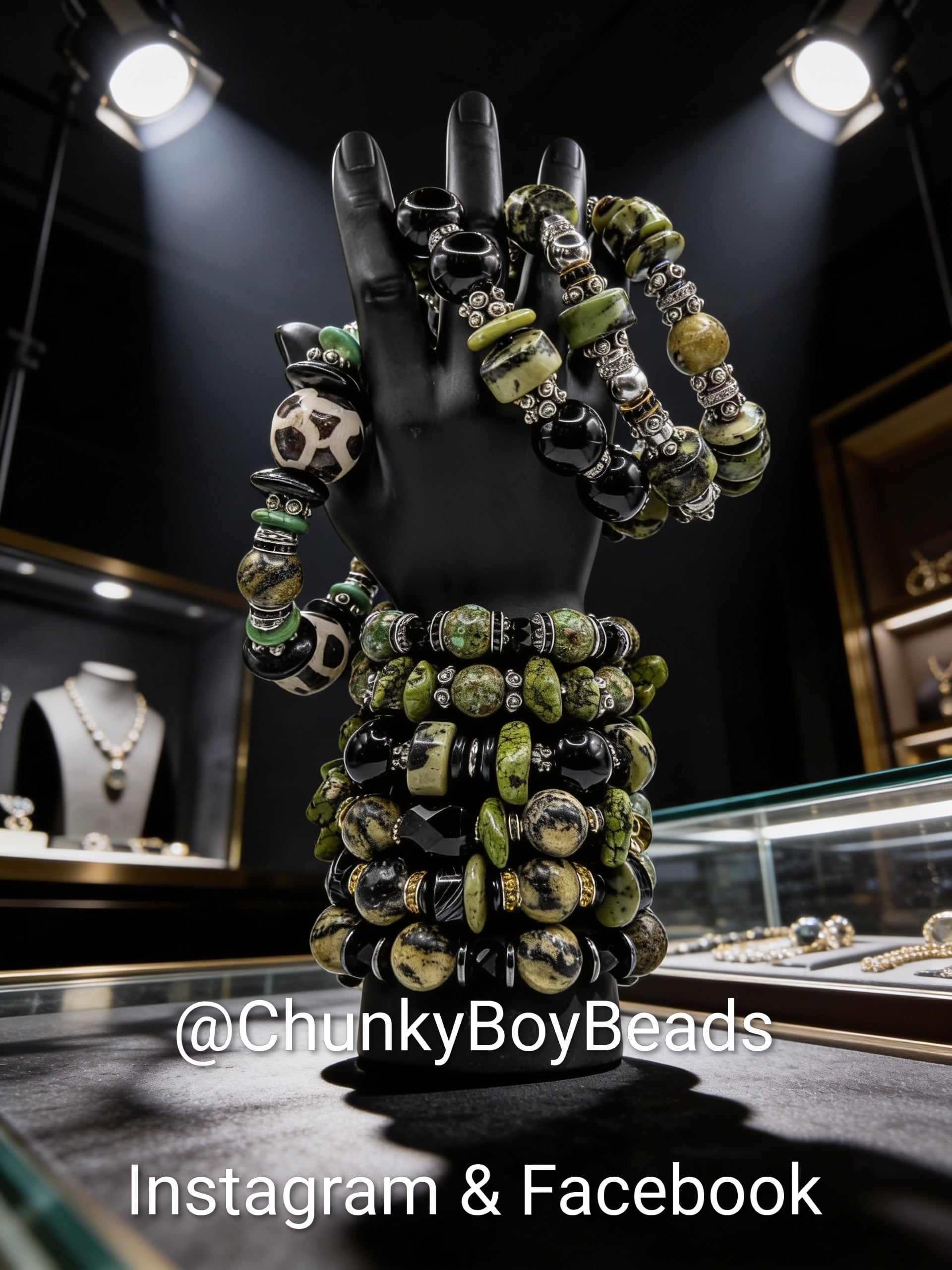 CHUNKY BOY GEMSTONE BEADS 