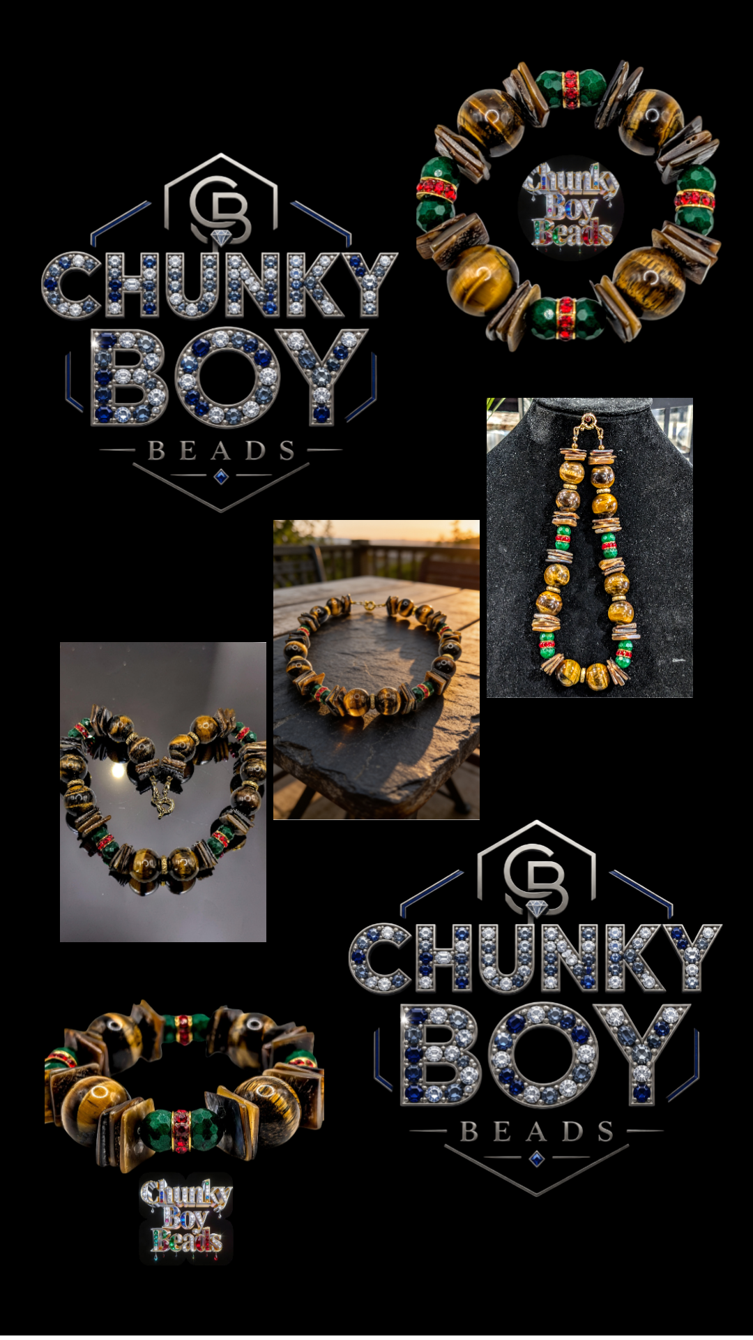 CHUNKY BOY GEMSTONE BEADS 